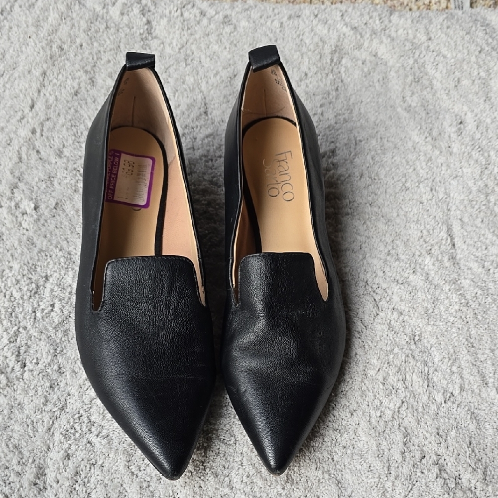 Franco Sarto Women's Black Loafers